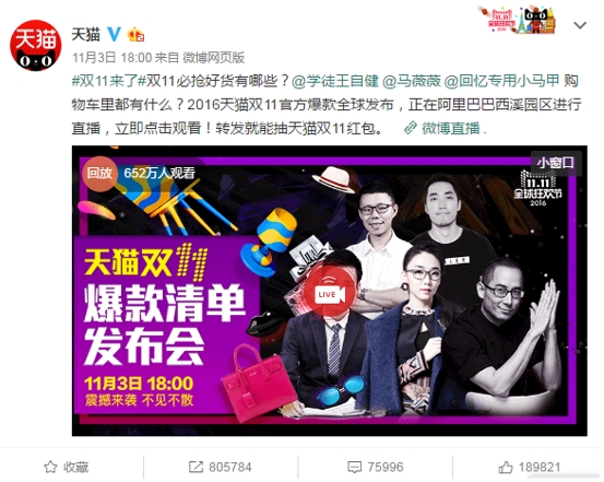 天貓雙11還沒開始就破了一項(xiàng)吉尼斯記錄！逆天了